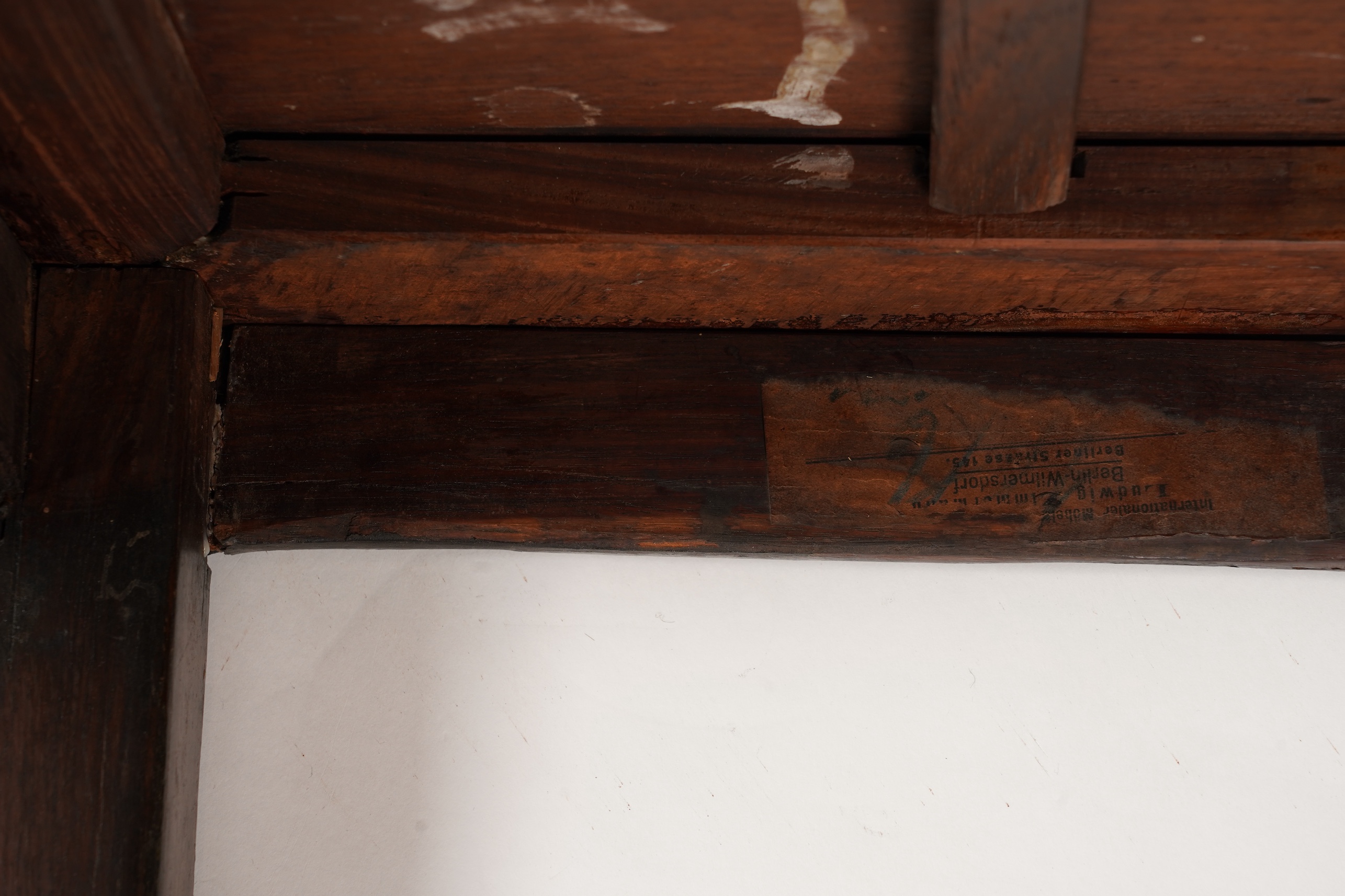 A pair of Chinese hongmu armchairs, late 19th century